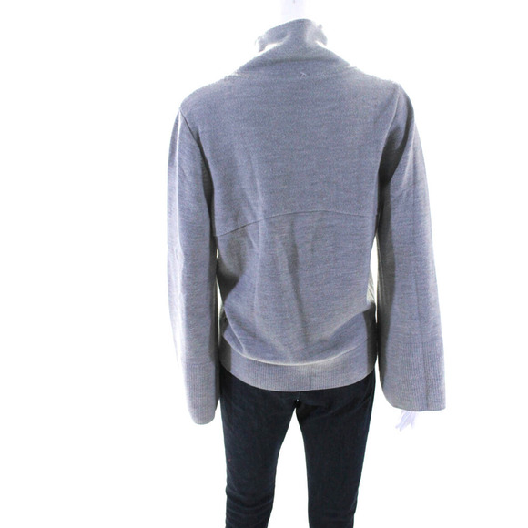 Lululemon Merino Wool Turtleneck Relaxed Sweater Grey Plus Size 12 NWOT - Picture 9 of 11